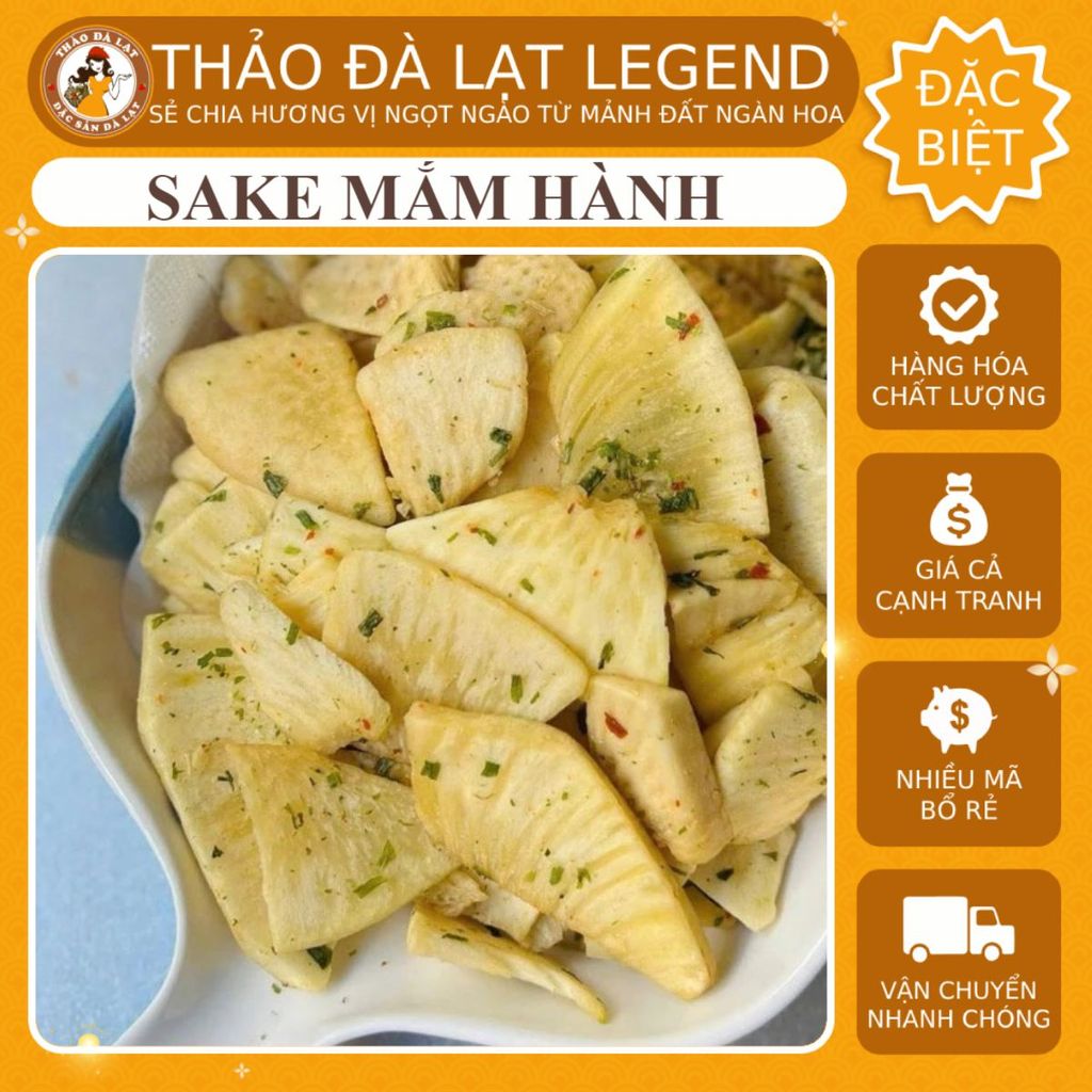 (ĂN CHAY LÔI CUỐN) SAKE MẮM HÀNH BÉO, BÙI, GIÒN RỤM, NGON THƠM TỰ NHIÊN - THẢO ĐÀ LẠT LEGEND