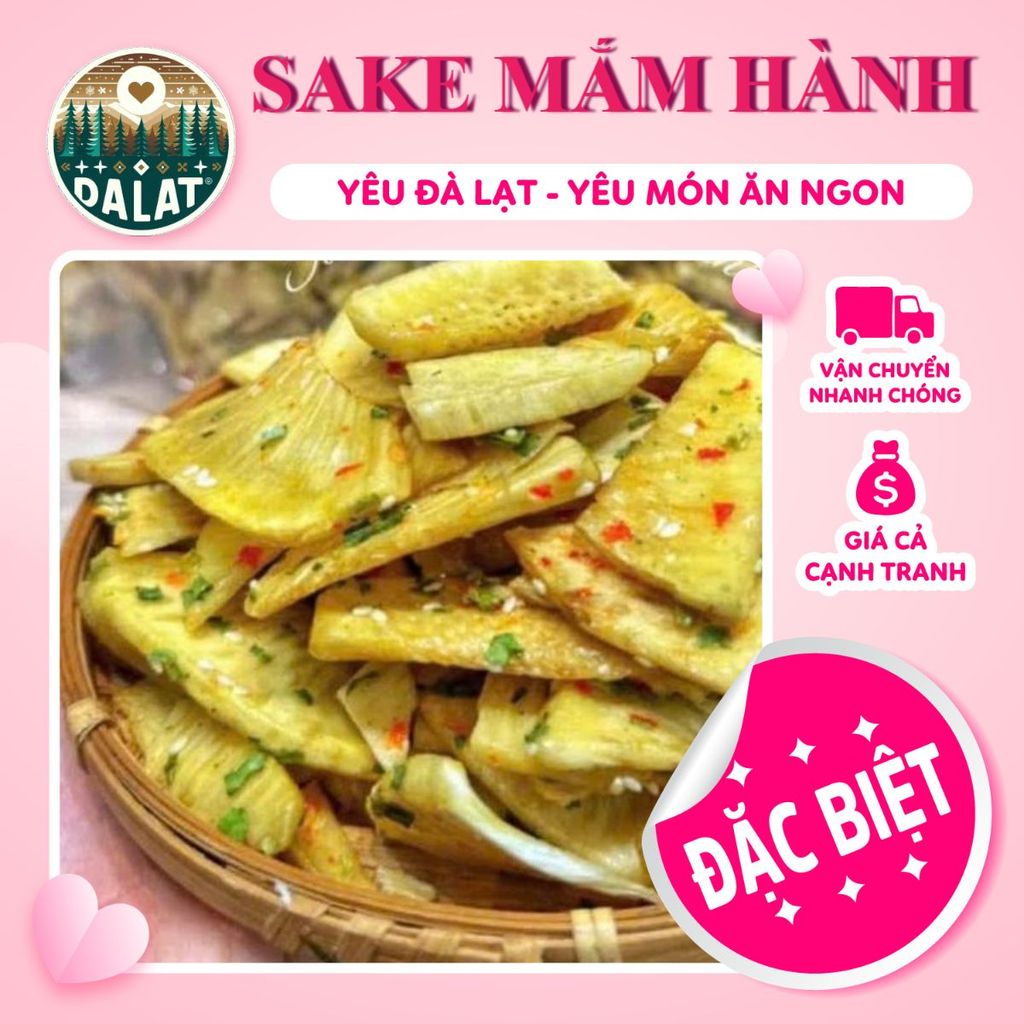 (ĂN CHAY LÔI CUỐN) SAKE MẮM HÀNH BÉO, BÙI, GIÒN RỤM, NGON THƠM TỰ NHIÊN - YÊU ĐÀ LẠT