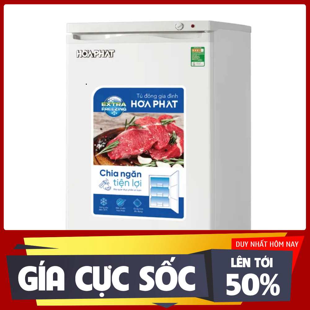 ib shop_ Tủ đông đứng Hòa Phát 106 lít HPF UAH6106 _mới 100%