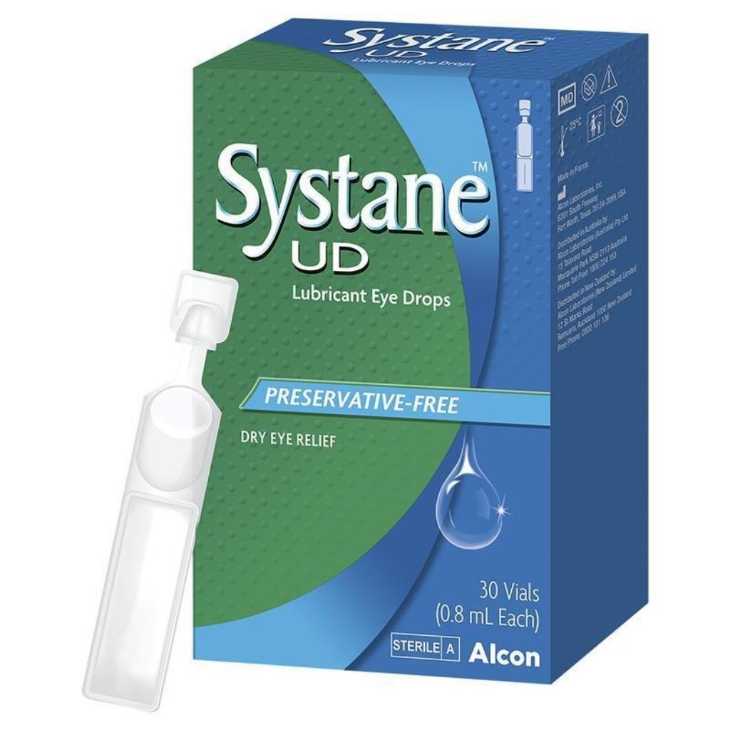 Hàng Úc - Systane UD Lubricant Eye Drops của Alcon – nư.. ớc m..ắt nhân tạo dạng ống, không chất bảo