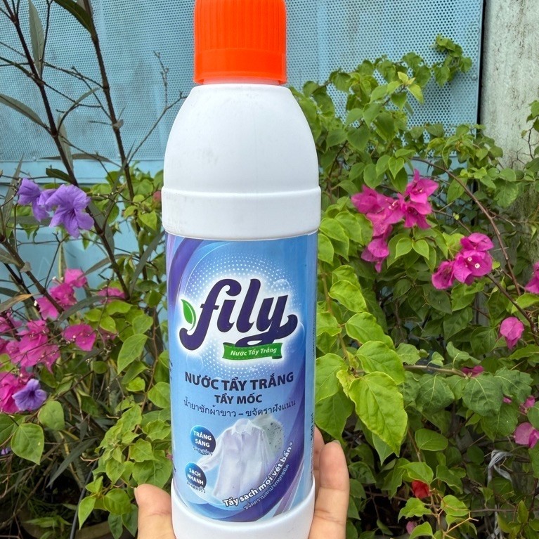 NƯỚC TẨY MỐC QUẦN ÁO, FILY MAX CHAI 500ml CHUYÊN GIA TẨY Ố MÀU