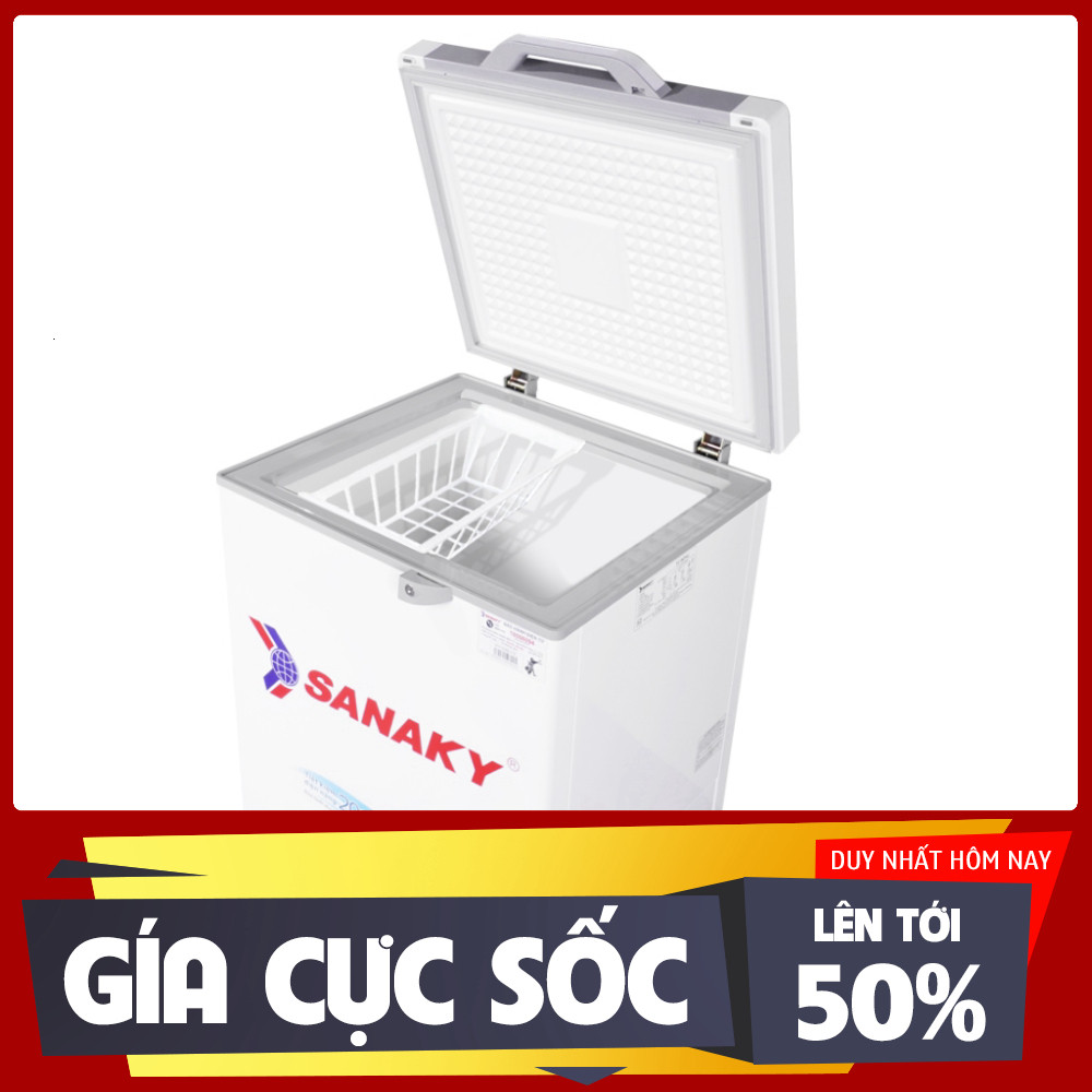 ib shop_ (TOÀN QUỐC)  VH1599HYKD Tủ Đông 100L Sanaky VH1599HYKD KHÔNG INVERTER _mới 100%