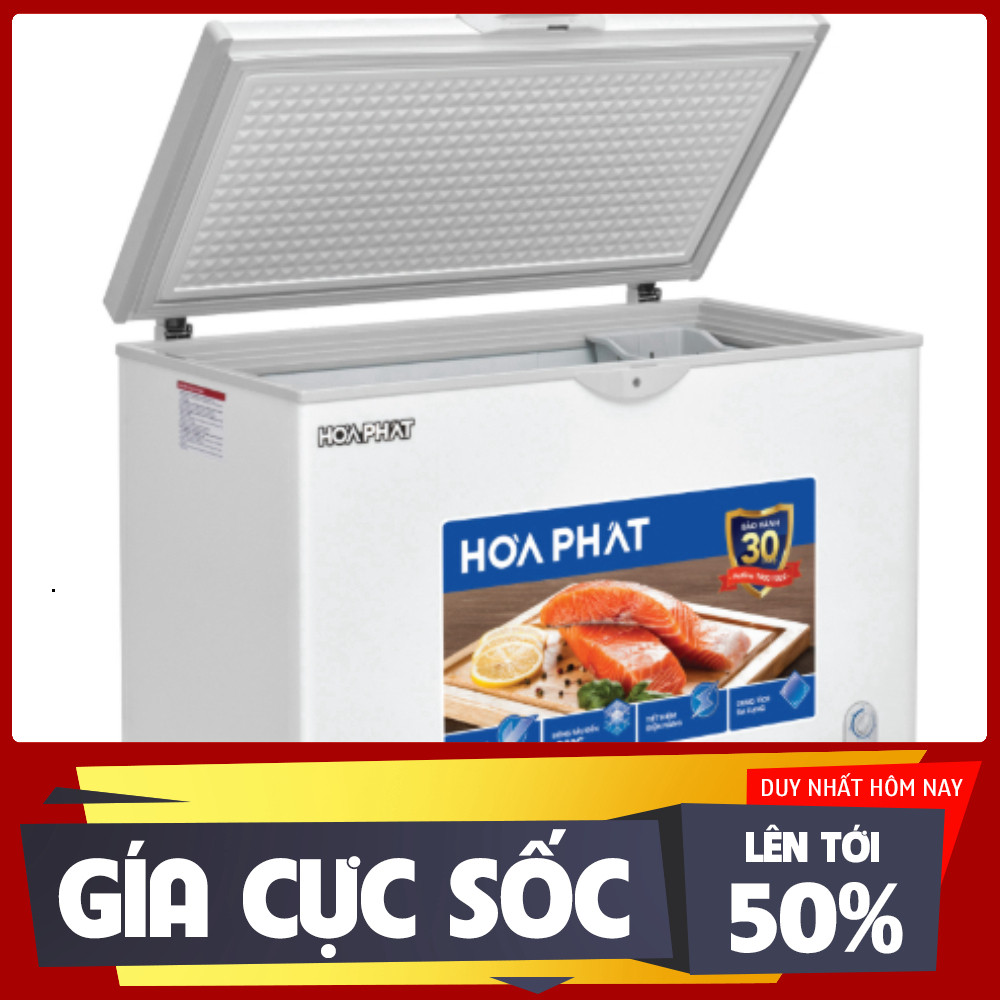 ib shop_  Tủ đông Hòa Phát 252l 1 ngăn dàn đồng HPF AD6252  Bảo hành 2 năm tận nhà _mới 100%