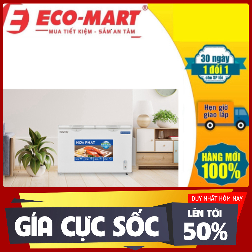 ib shop_ HPF BD8245 Tủ đông Hòa Phát BD8245  2 chế độ ,dàn đồng,Inverter 245 Lít _mới 100%