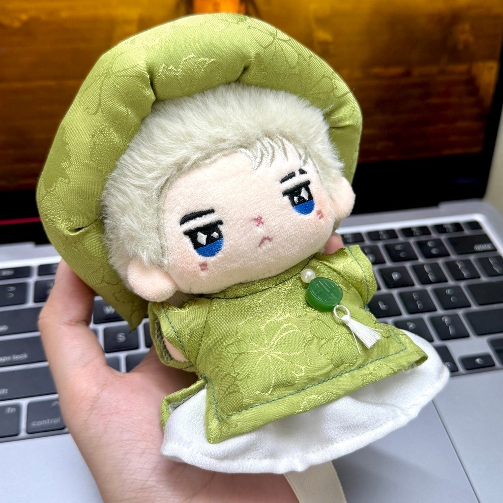 [Áo Dài Tết 2026] Áo dài xanh cốm cho Doll 10 15 20, Kaka doll ATVNCG