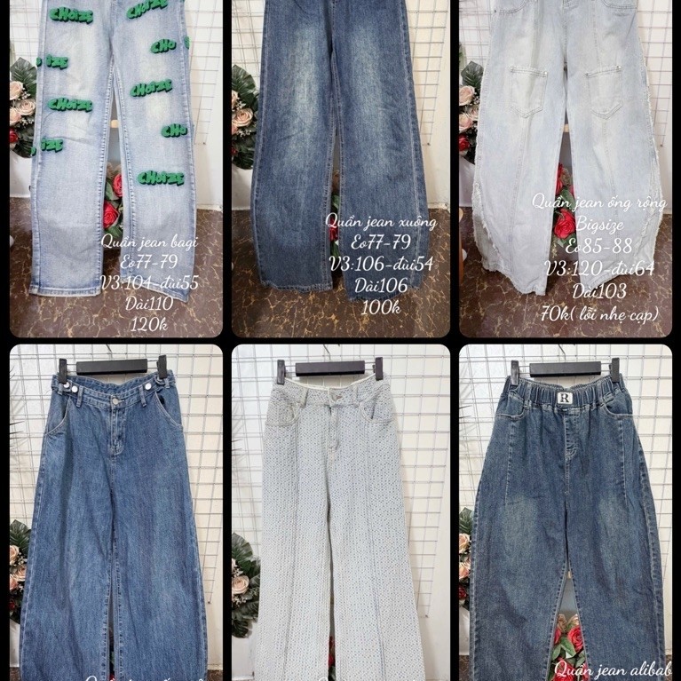 (2hand bigsize) Quần jean bigsize 1