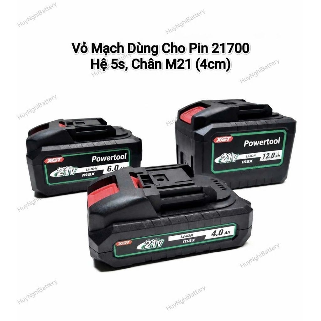 Vỏ  Phổ Thông Dùng cell 21700  5-10-15 cell 21700 - Có Led Báo