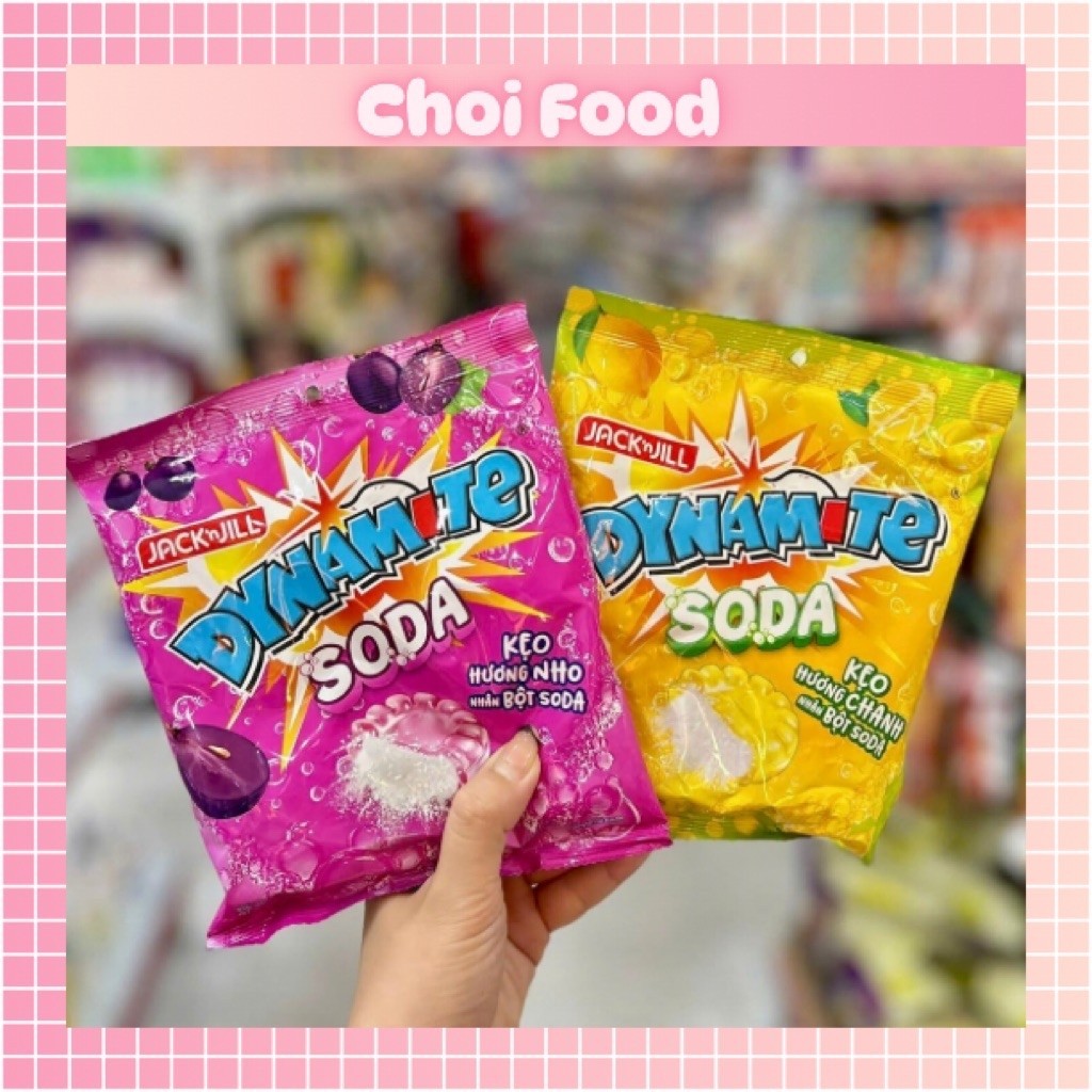 Kẹo Dynamite Hương Nho / Chanh Nhân Bột Soda - Choi Food