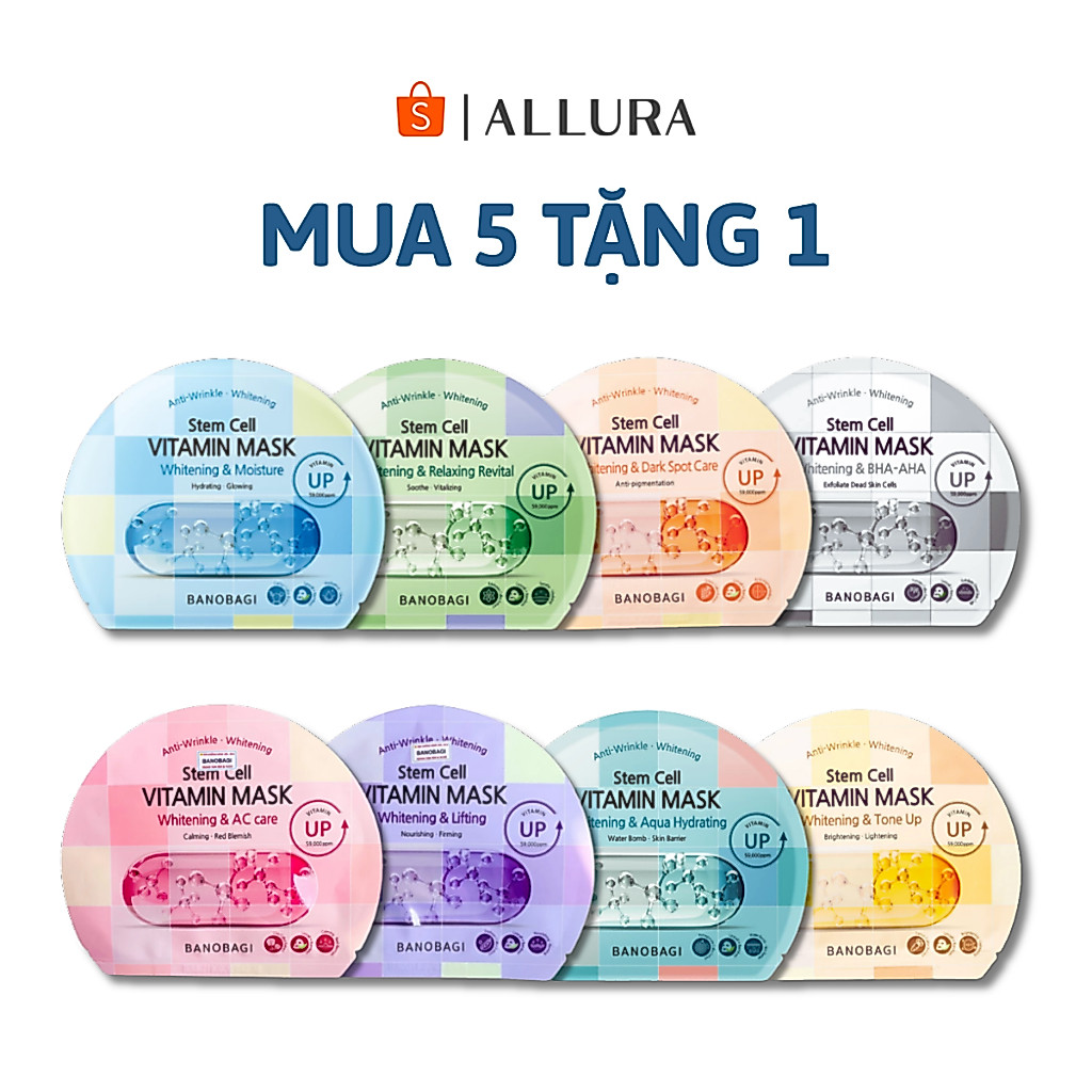 Mặt Nạ Banobagi Stem Cell Vitamin Mask 30ml Allura Sản Phẩm Chính Hãng