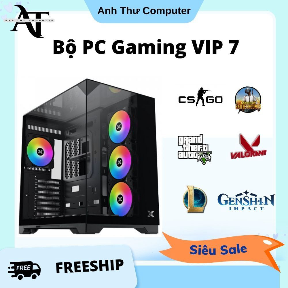 Hàng Chuẩn Bộ Máy Tính Chiến Game Ram 16GB Main B760 CPU i5 12400F