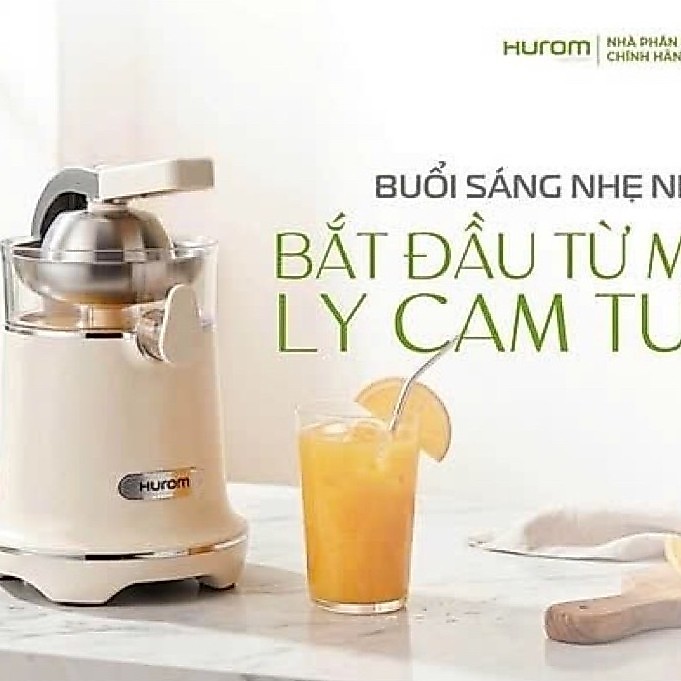 Máy Vắt Cam Hurom CJB03FWH – 170W, Vắt Cam Nguyên Chất Tại Nhà
