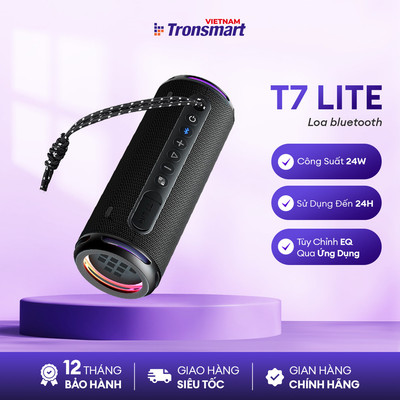 Loa Bluetooth Tronsmart T7 LITE/ T7 | Công Suất 24W/30W | Chơi Nhạc Đến 24h |  Kháng Nước IPX7 | Bảo Hành 12 Tháng