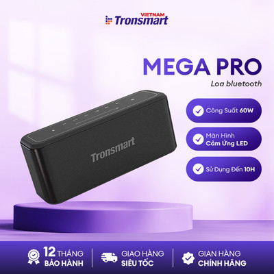 Loa Bluetooth Tronsmart Element Mega Pro | Công suất 60W | Công nghệ SoundPulse | Cảm Ứng Chạm | Bảo Hành 12 tháng