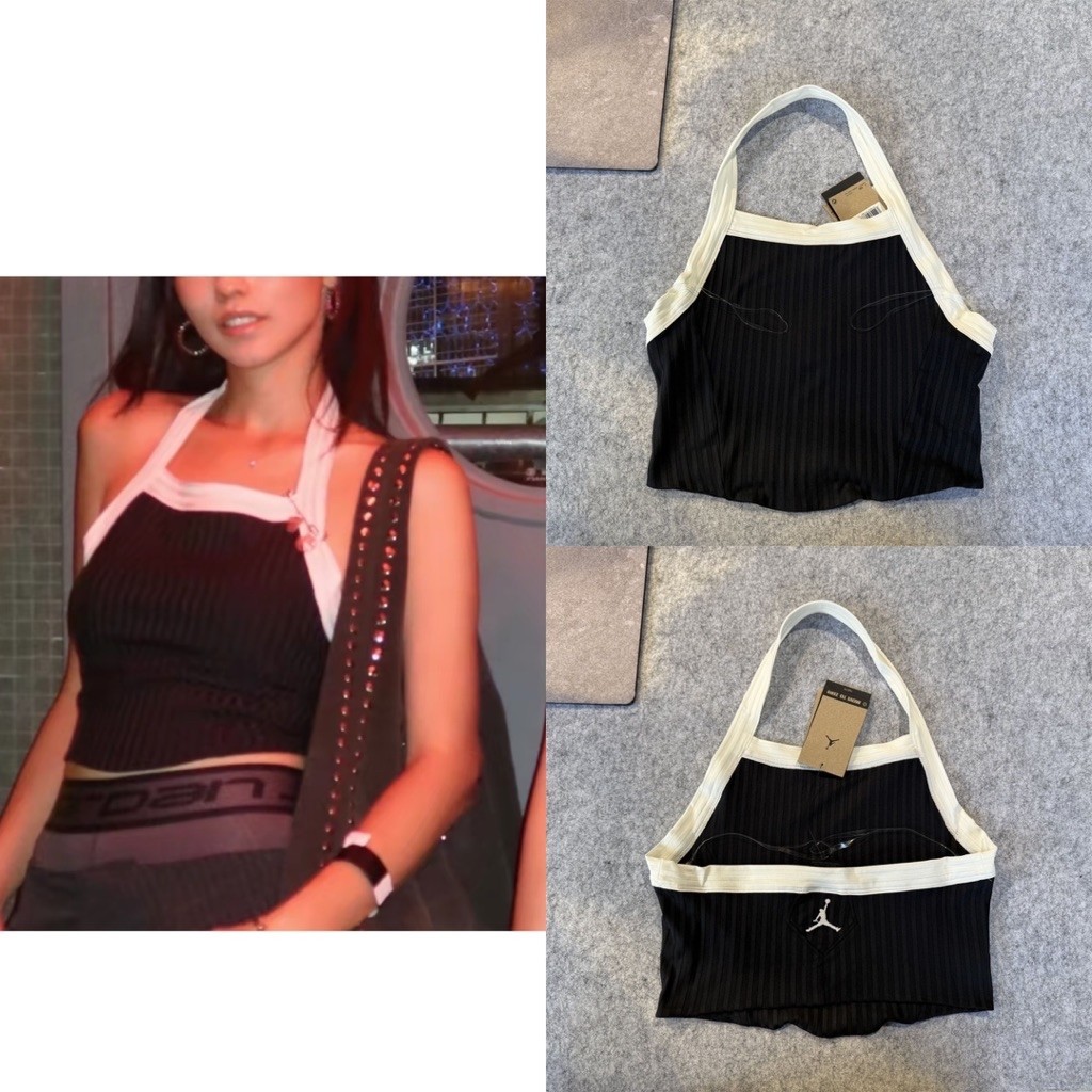 Áo thun cổ yếm croptop nữ