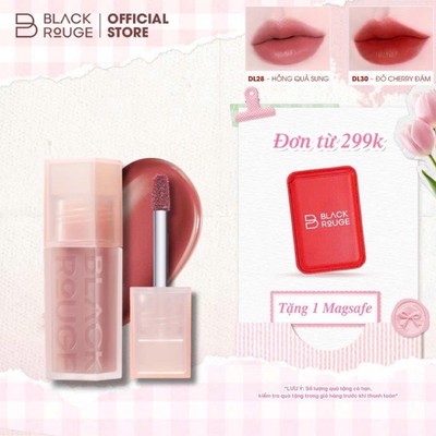 Son Kem Black Rouge Double Layer Over Velvet Ver 4 - Sweet Tangerine - 4.1g