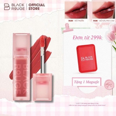 Son Kem Black Rouge Double Layer Over Velvet Ver 1 - 4.1g