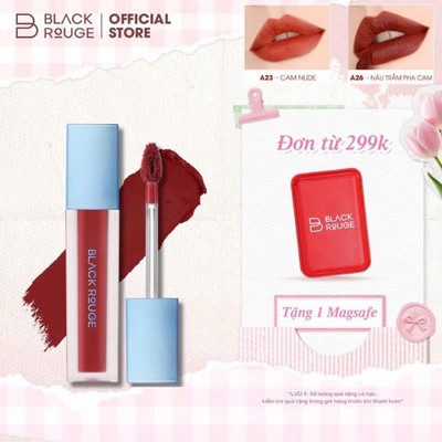 Son Kem Black Rouge Air Fit Velvet Tint Ver 6 - 4,5g