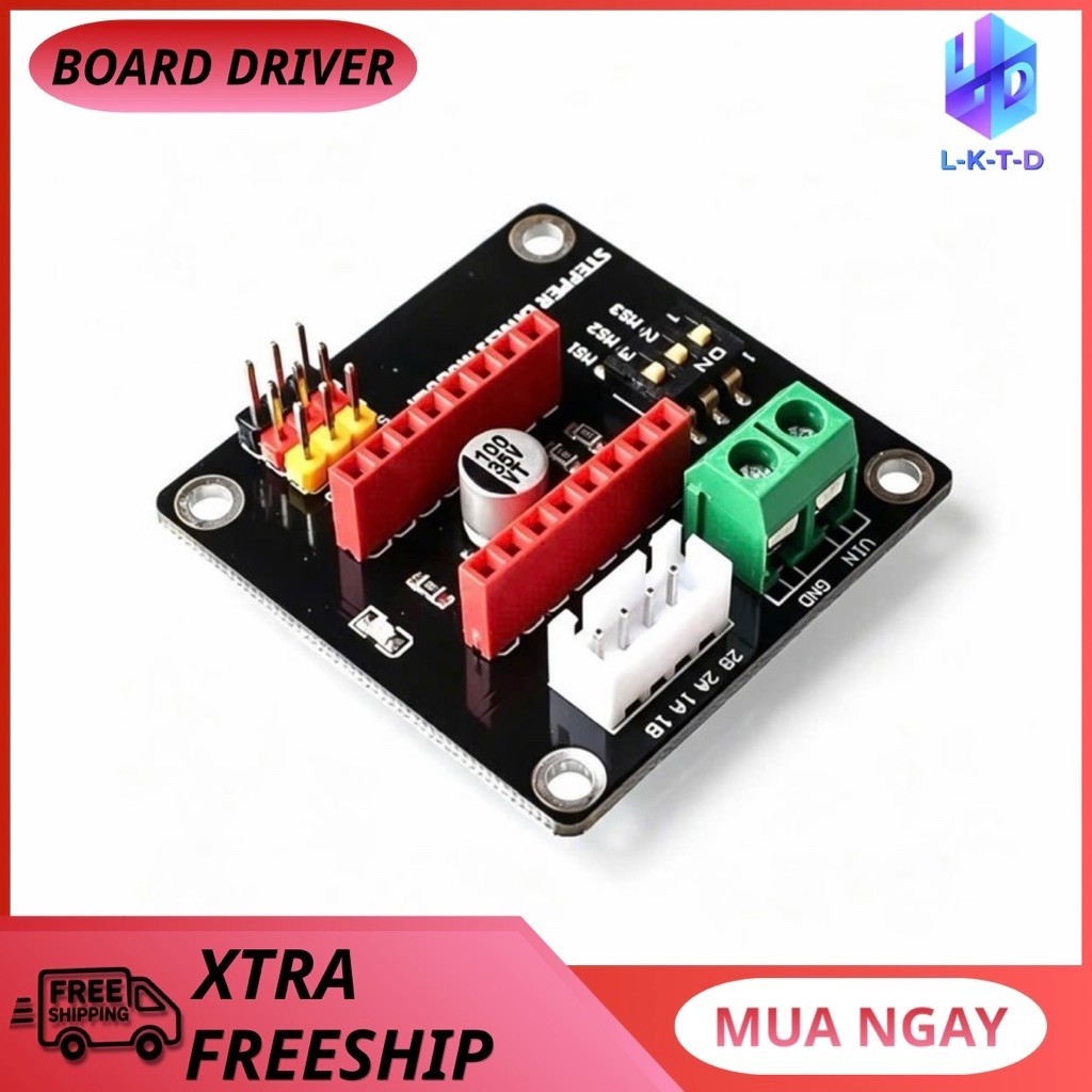 Board Mở Rộng Driver Động Cơ Bước A4988 DRV8825 — Stepper Driver Modular YwRobot