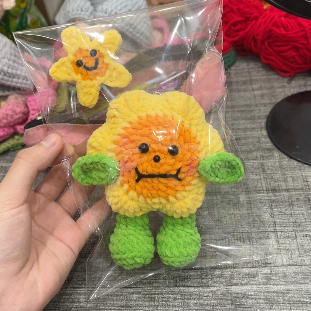 [đặt trước 3-7 ngày] móc khoá len nhung jaidee cute mini
