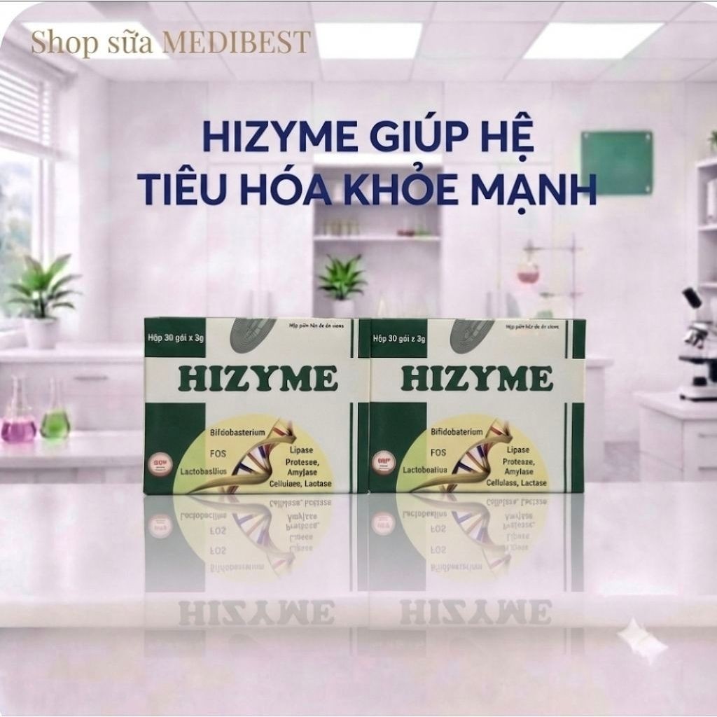 HIZYME (Hsd mới) men vi sinh giúp hệ tiêu hóa khỏe mạnh.