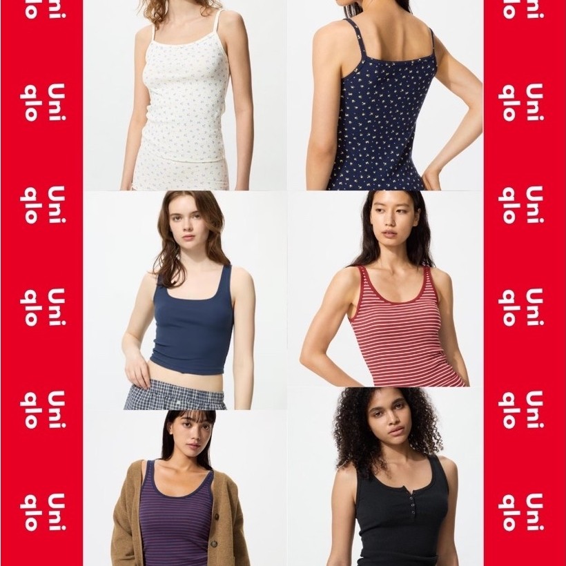 [ Pick / Order ] UNIQLO Chính Hãng áo 2 dây / ba lỗ nữ siêu HOT
