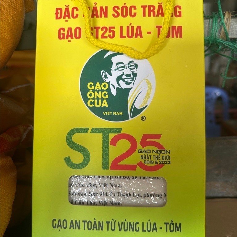 Gạo ST25 Lúa Tôm Sóc Trăng – Gạo Thơm Ngon – 2kg