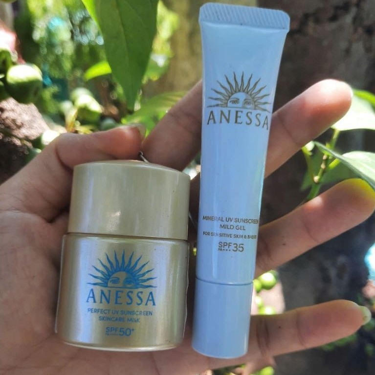 kem chống nắng anessa 12ml & 15ml MẪU THỬ MINI CHÍNH HÃNG CTY