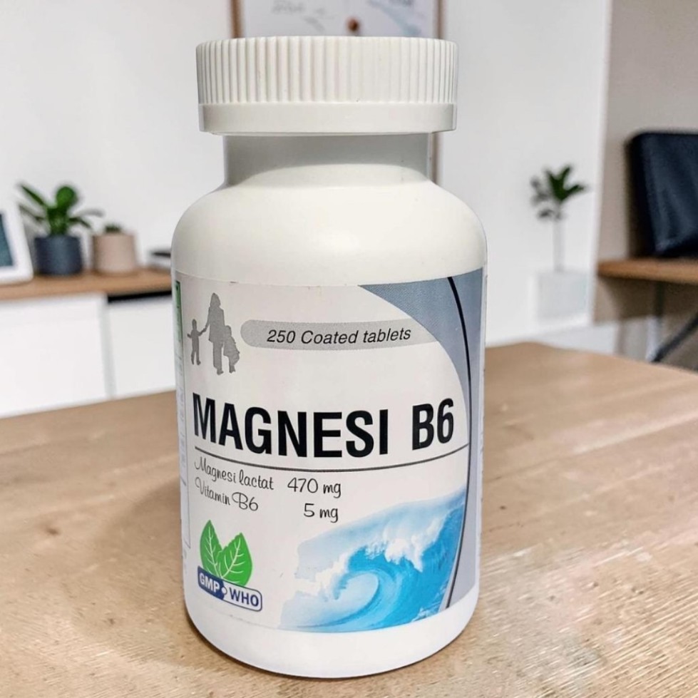 Lọ 250 viên Magnesium B6 cung cấp magie b6