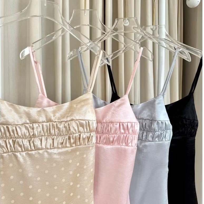 KIDO - Đầm lụa hai dây dáng ngắn PHOEBE DRESS @kidostudiowear