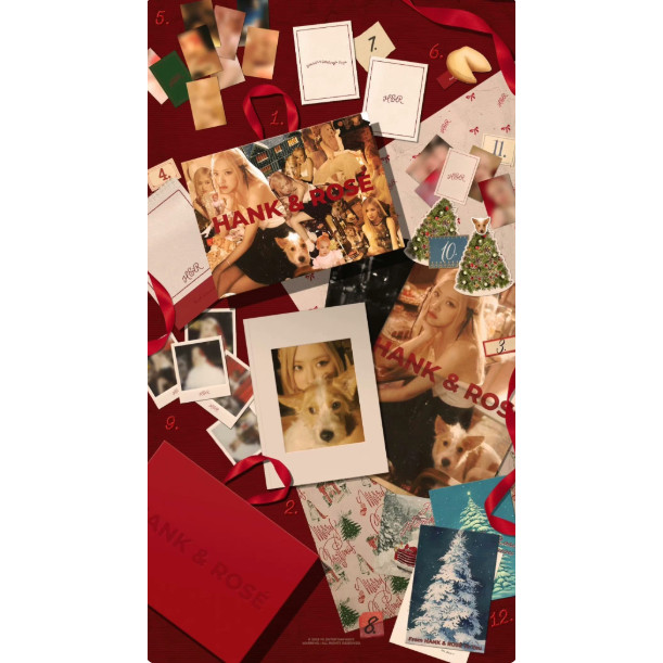 Cửa hàng số 2 Set Lịch ROSÉ BLACKPINK 2024 Season Greetings Hank To You YG POB Chính Hãng Kpop BLINK