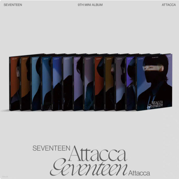 Cửa hàng số 2 Album SEVENTEEN Attacca CARAT Ver 9th Mini Nguyên Seal Chính Hãng Kpop CARAT Fan Goods