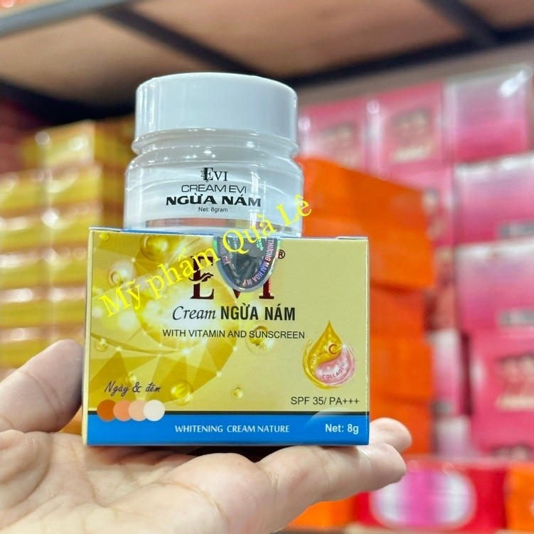 (chính hãng) kem EVI ngừa nám hủ 8gram