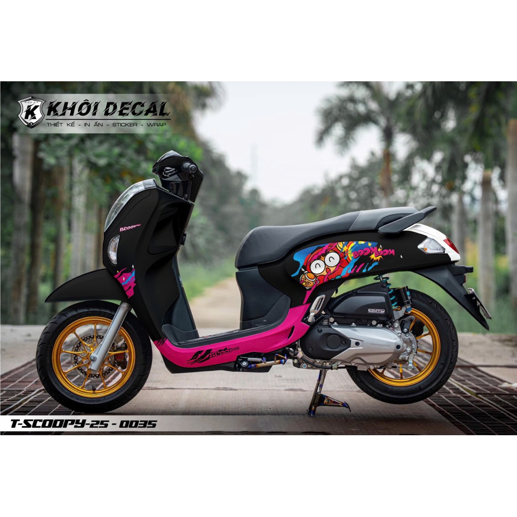 Tem Scoopy 2025 Tem xe decal