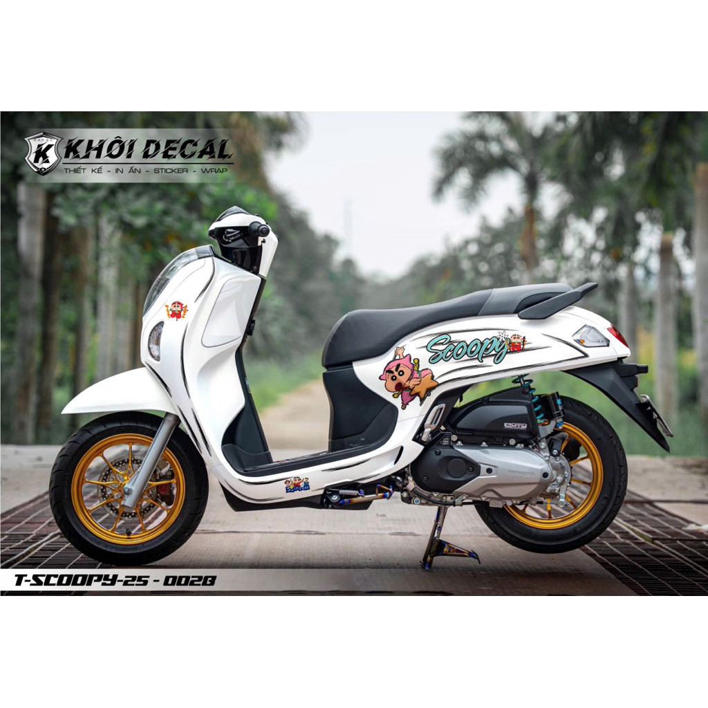Tem Scoopy 2025 Tem xe decal