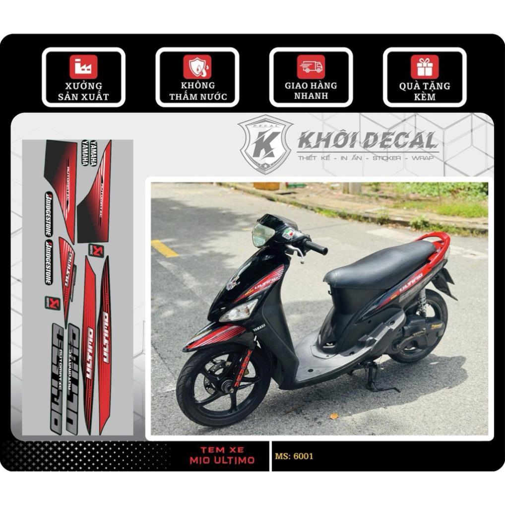 Tem Mio Classico đời đầu Tem xe decal