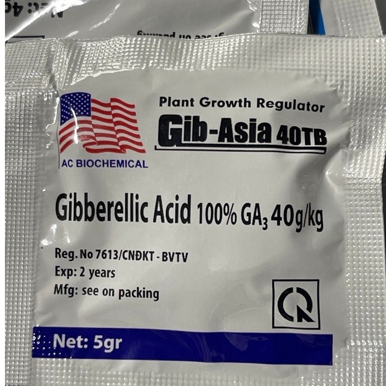 Combo 5 gói GA3 Gib-Asia 50TB viên 5gr