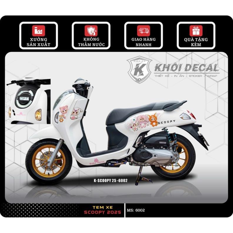 Tem Scoopy 2025 Tem xe decal