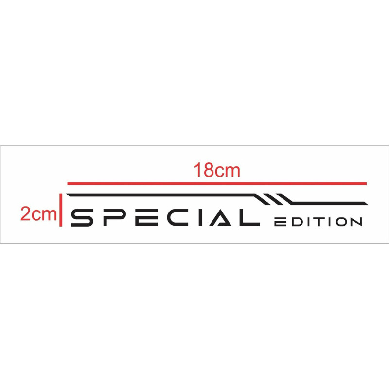 Tem Special Edition ( 2 bên) Tem xe decal