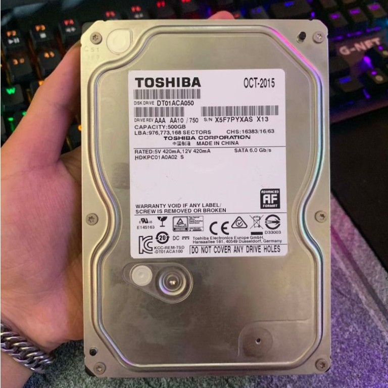ổ cứng HDD Toshiba 500GB
