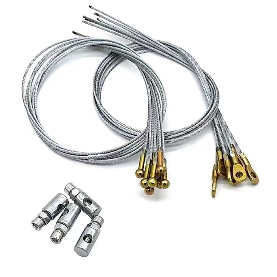 Điện Ba Gót Phanh Tay Kéo Dây Dày Đầu Tròn Xẻng Phẳng Ốc Đa Năng Handbrake Line Điện Ba Gót Handbrak