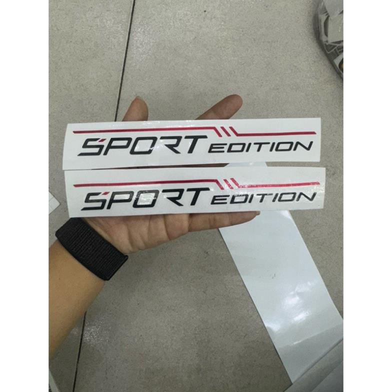 Tem Sport Edition (Giá 1 cặp ) Tem xe decal