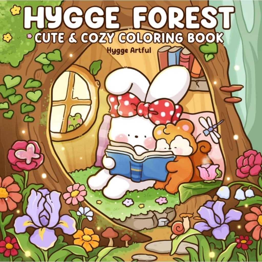 Tranh tô màu Hygge Forest by Hygge Artful (Chính hãng)