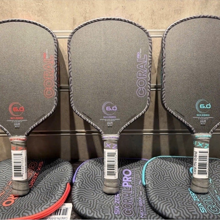 [SIX ZERO] VỢT PICKLEBALL SIX ZERO CORAL PRO - HÀNG CHÍNH HÃNG