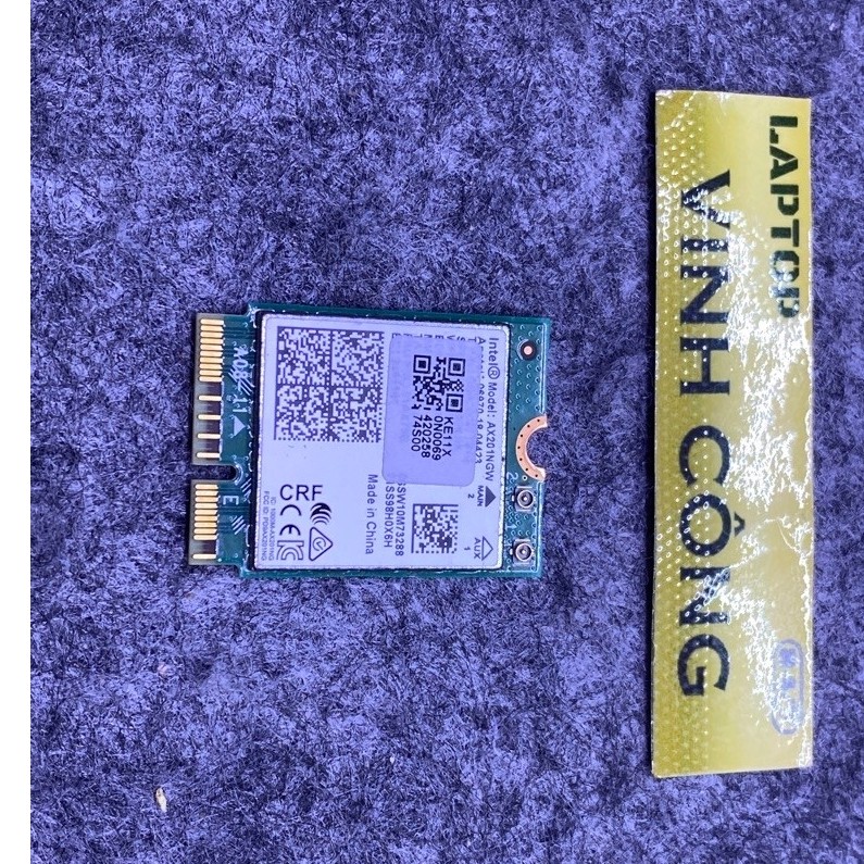 Card Wifi cho laptop Asus A515 X513 Model AX201NGW hàng zin tháo máy