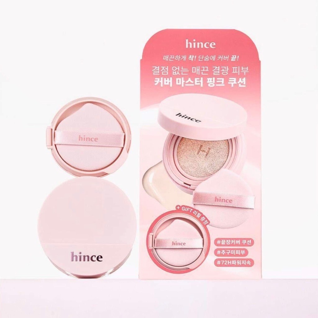 [HSD T9/2028] Set Phấn Nước HINCE Cover Master Pink Cushion + Refill