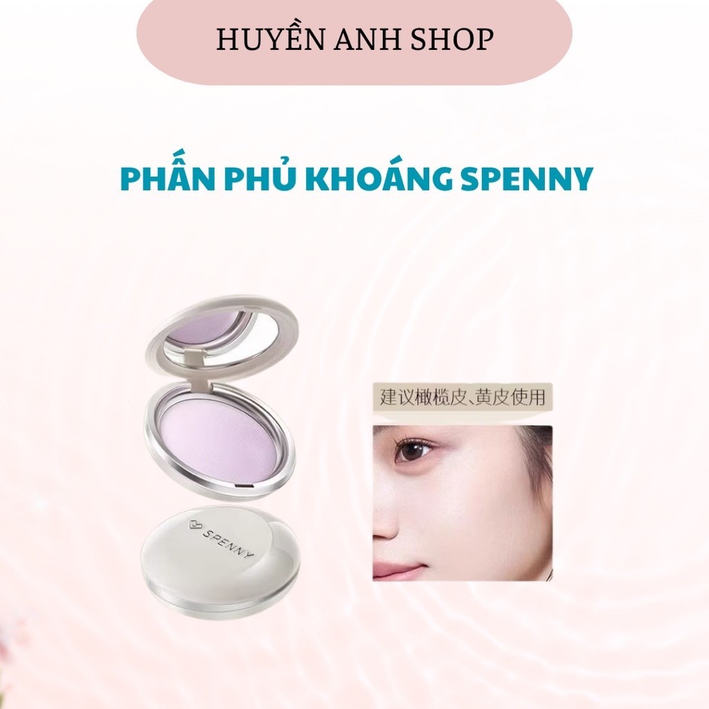 [SPENNY] Phấn phủ nướng Spenny Soft Yarrn Powder Cake hiệu chỉnh màu da 7.5g Enstore
