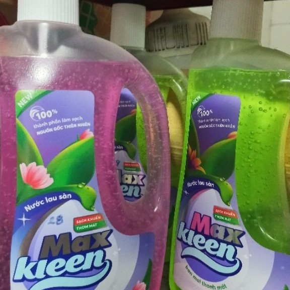 nước lau sản hương hoa thiên nhiên max kleen