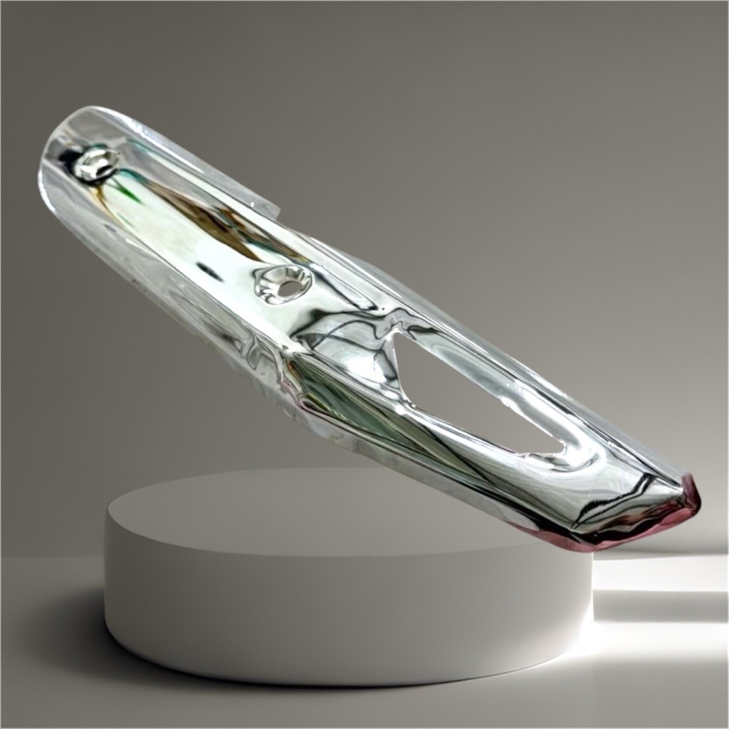 Ốp Bô Zin Inox Lắp Đặt Bô Wave 110 Cực Hót.(Giá 1 Cái)