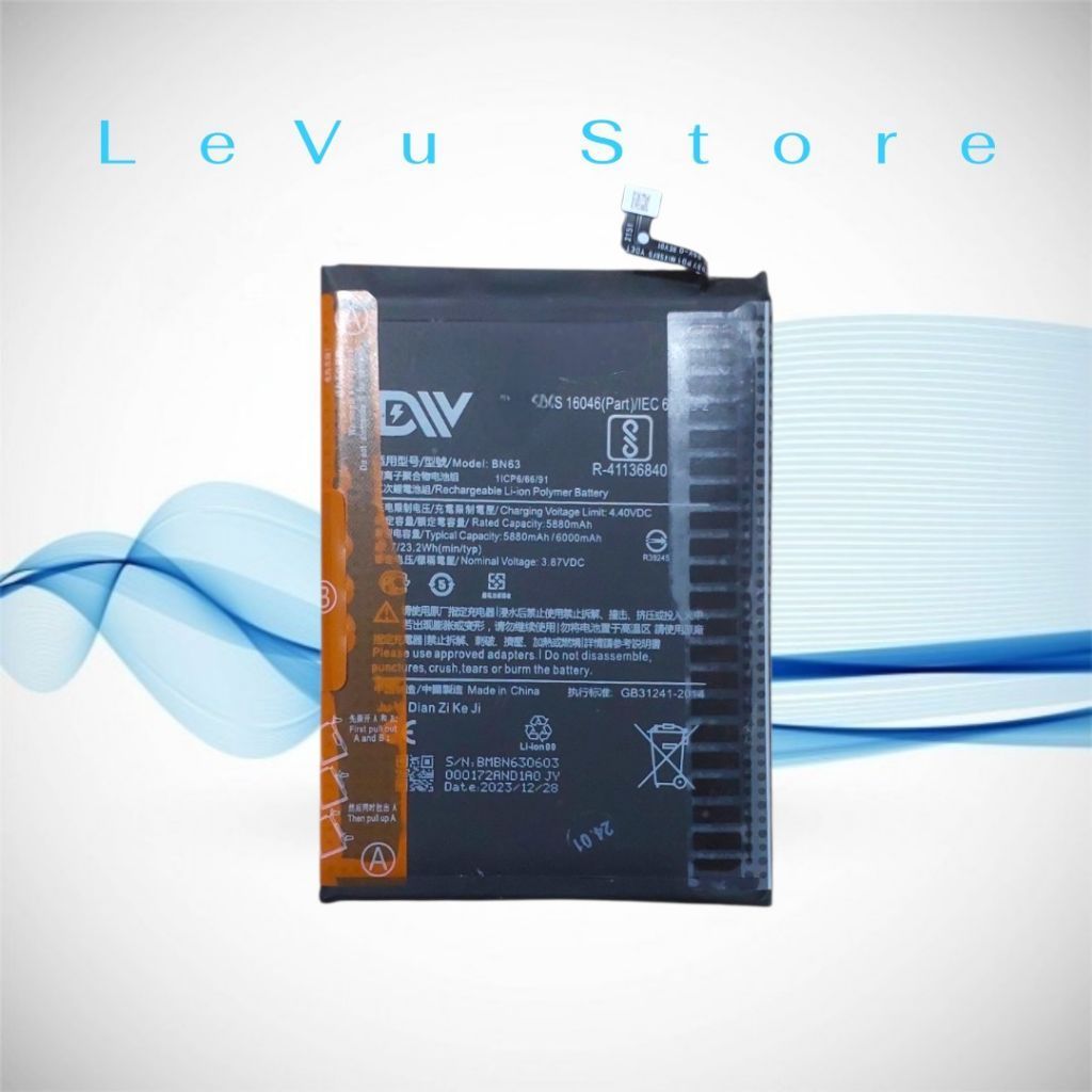 Pin Redmi Note 9 Pro 4G , Poco M2 Pro [BN53 / 5000mAh] DV