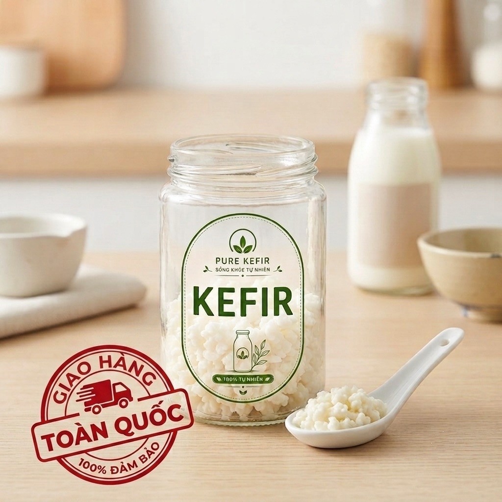 Con giống Nấm Sữa Tây Tạng làm sữa chua Hy Lạp (Milk Kefir Grains) - Pure Kefir